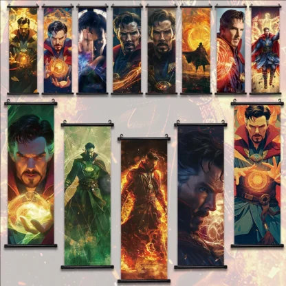 Marvel Movie Poster Doctor Strange Canvas Painting SuperHero Art Print Kids Room Decoration Home The Avengers HD Wall Decor Gift