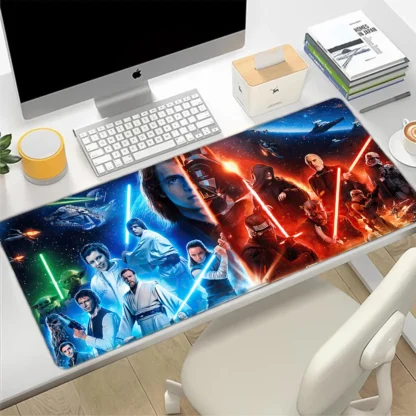 Fashion Stars Wars Mousepad HD Printing Computer Gamers Locking Edge Non-slip Mouse Pad XXL90x40cm Keyboard PC Desk Pad Funda