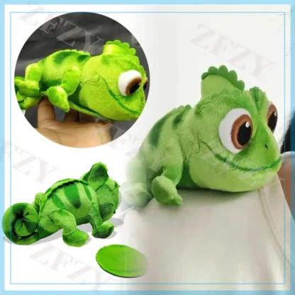 Disney Pascal Rapunzel Chameleon Plush Dolls Pascal Stuffed Animals Plush Doll Pascal Rapunzel Shoulder Plush Toys Kid Gift 15cm