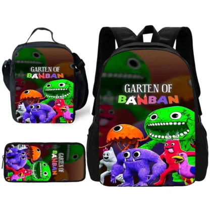 Gartens of Banbans Child School Backpack with Lunch Bags ,Pencil Bags ,School Bags for Boys Girls Best Gift