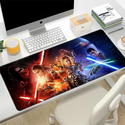 Fashion Stars Wars Mousepad HD Printing Computer Gamers Locking Edge Non-slip Mouse Pad XXL90x40cm Keyboard PC Desk Pad Funda - Image 5