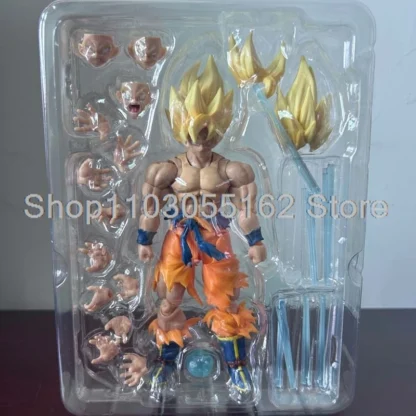 SHFiguart Dragon Ball Z Son Goku SSJ Battle Damage Legendary Super Saiyan Action Figure Model Toys Birthday Gift - Image 5