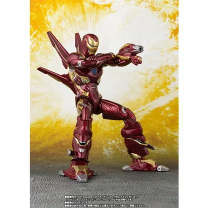 Marvel Iron Man MK50 SHFiguarts Marvel legend Nano Metal KAIYODO YAMAGUCHI Tony Stark Action Figure Model Toys Collection Gift - Image 2