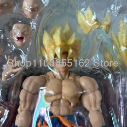 SHFiguart Dragon Ball Z Son Goku SSJ Battle Damage Legendary Super Saiyan Action Figure Model Toys Birthday Gift - Image 4