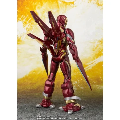 Marvel Iron Man MK50 SHFiguarts Marvel legend Nano Metal KAIYODO YAMAGUCHI Tony Stark Action Figure Model Toys Collection Gift - Image 3