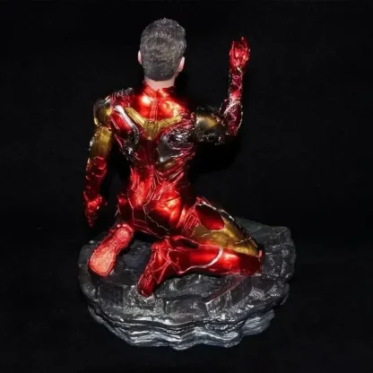 The Avengers Endgame Anime Figure Iron Man Mk85 Snap Your Model Dolls Gk Kneeling Statue Collection Decoration Birthday Toys Gif - Image 4