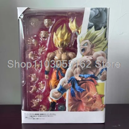 SHFiguart Dragon Ball Z Son Goku SSJ Battle Damage Legendary Super Saiyan Action Figure Model Toys Birthday Gift - Image 3