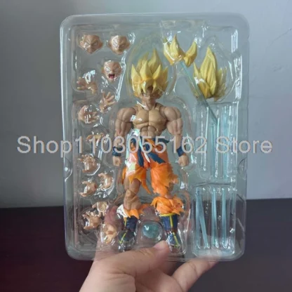 SHFiguart Dragon Ball Z Son Goku SSJ Battle Damage Legendary Super Saiyan Action Figure Model Toys Birthday Gift - Image 6