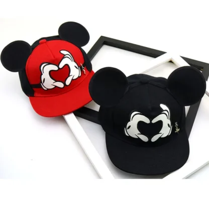 Disney Mouse Mickey Kids Hat Boy Girl Baseball Caps Mickey Minnie Mouse Cartoon Fashion Baby Caps for Baby Summer Hat - Image 2