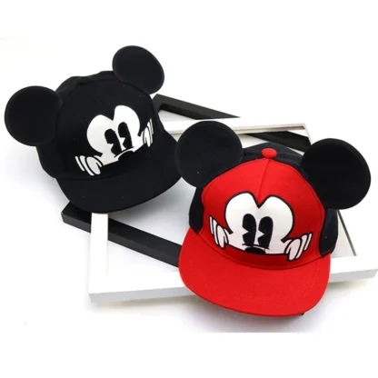 Disney Mouse Mickey Kids Hat Boy Girl Baseball Caps Mickey Minnie Mouse Cartoon Fashion Baby Caps for Baby Summer Hat - Image 3