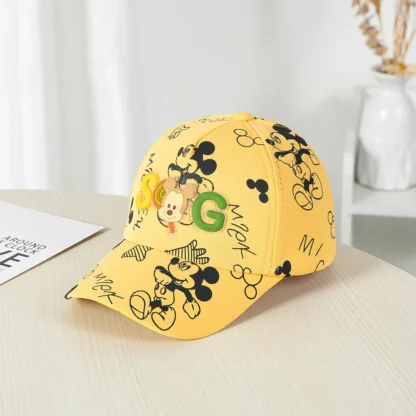 Disney Mickey Mouse Children Cap Cartoon Peaked cap Baseball Caps Bucket Hat Cute Girls Boys Hip Hop Fashion Outdoor Sunhat Cap - Image 3