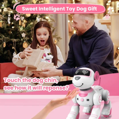 Remote Control Robot Dog Programmable Smart Interactive Stunt Robot Dog With Touch Function Singing Dancing Walking Smart Toy - Image 3