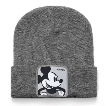 Disney Mickey Mouse Bonnets Women Cute Donald Duck Knitted Cap Girl Minnie Warm Hats Casual Skullies Kids Outdoors Birthday Gift - Image 2