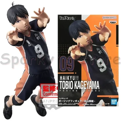 Bandai Original POSING FIGURE Haikyuu!! Anime Figure Tobio Kageyama Shoyo Hinata Action Figure Toys For Boys Girls Kids Gifts - Image 2