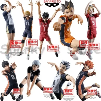 Bandai Original POSING FIGURE Haikyuu!! Anime Figure Tobio Kageyama Shoyo Hinata Action Figure Toys For Boys Girls Kids Gifts