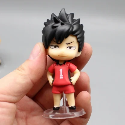 8pcs Haikyuu Anime Figure Kageyama Tobio Shoyo Hinata Figures Kotaru Bokuto Yu Nishinoya Figurine Model Collection Boy Gift Toy - Image 6