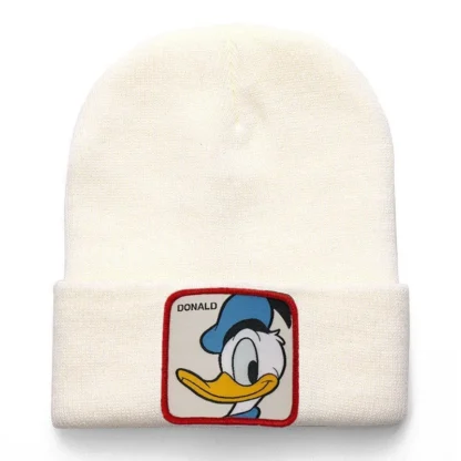 Disney Mickey Mouse Bonnets Women Cute Donald Duck Knitted Cap Girl Minnie Warm Hats Casual Skullies Kids Outdoors Birthday Gift - Image 3