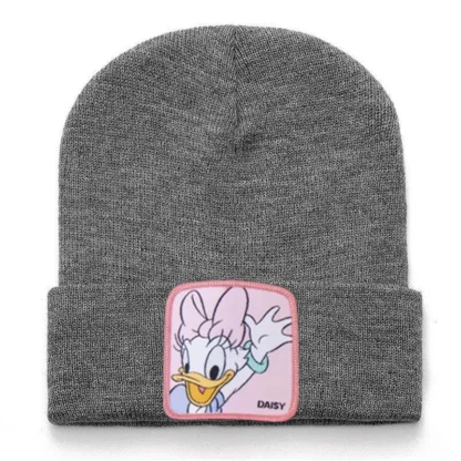 Disney Mickey Mouse Bonnets Women Cute Donald Duck Knitted Cap Girl Minnie Warm Hats Casual Skullies Kids Outdoors Birthday Gift - Image 4