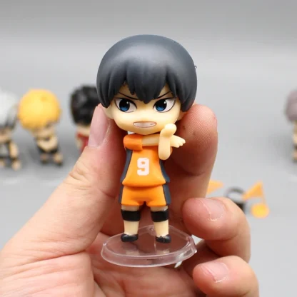 8pcs Haikyuu Anime Figure Kageyama Tobio Shoyo Hinata Figures Kotaru Bokuto Yu Nishinoya Figurine Model Collection Boy Gift Toy - Image 5