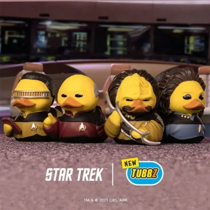 Numskull Tubbz Star Trek Yellow Duck Picard Model Toys Movie Characters Collection Ornaments Desktop Bathtub Toys Kid Gifts