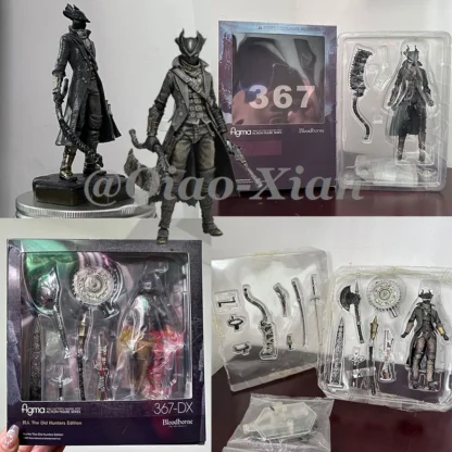 Bloodborne Figma 367-DX Luxury ver. Anime 1279 Figure The Old Hunters Blood Hunter Game Figma 367 Action Figure Model Toy Gifts