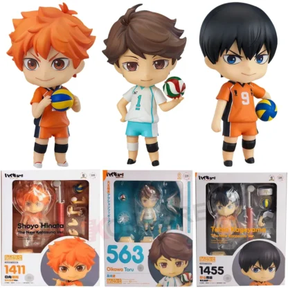 Haikyuu!! Anime Figure #1411 Shoyo Hinata Action Figure #1455 Tobio Kageyama/Oikawa Tooru/Kozume Kenma Figurine Model Doll Toys