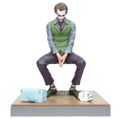 In Stock Dc Joker Heath Ledger Suicide Team Handmade Boutique Large Decoration Desktop Scene Model Mask Sitting Posture Gifts - Image 5