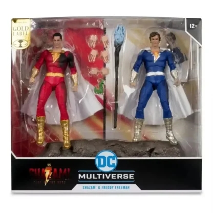 McFarlane Toys DC Multiverse Shazam & Freddie Freeman 7'' Action Figures Model Kits Original Doll Collection Gift 4