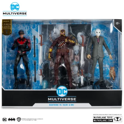 Mcfarlane Toys DC Multiverse Talon & Nightwing & Owl (batman: Court Of Owls) 7'' Action Figure Original Doll Gift 6