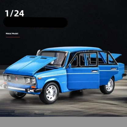 1/24 LADA NIVA Classic Car Alloy Car Model Diecast Metal Toy Police Vehicles Car Model High Simulation Collection Childrens Gift 4