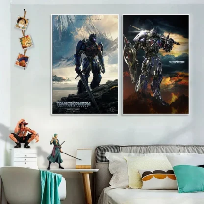 Movie Canvas Painting Classic Movie Poster Transformers Printing Poster Bedroom Decor Motion Scenery Office Room Decor 5