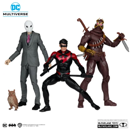 Mcfarlane Toys DC Multiverse Talon & Nightwing & Owl (batman: Court Of Owls) 7'' Action Figure Original Doll Gift 3