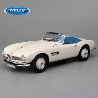 WELLY 1:24 BMW 507 Alloy Sports Car Model Diecast Metal Classic Car Vehicles Model High Simulation Collection Childrens Toy Gift 1