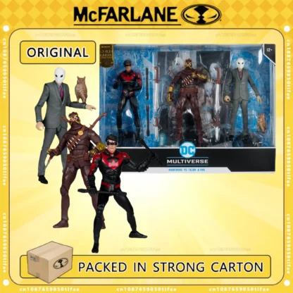 Mcfarlane Toys DC Multiverse Talon & Nightwing & Owl (batman: Court Of Owls) 7'' Action Figure Original Doll Gift 1