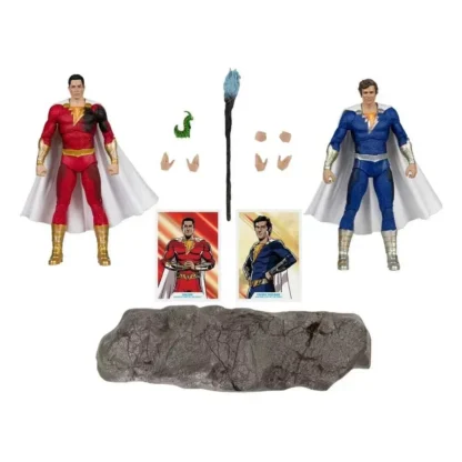 McFarlane Toys DC Multiverse Shazam & Freddie Freeman 7'' Action Figures Model Kits Original Doll Collection Gift 2