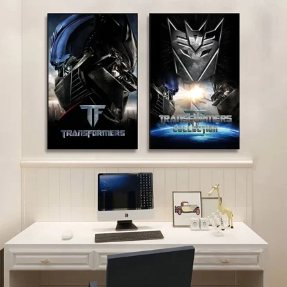 Movie Canvas Painting Classic Movie Poster Transformers Printing Poster Bedroom Decor Motion Scenery Office Room Decor 4