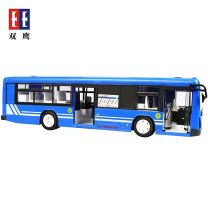 Double E 6Ch Rc Car Toys for Boys Remote Control Bus Open Door with Sound Light Children Gifts  2.4G Electric Toys Car Model 6