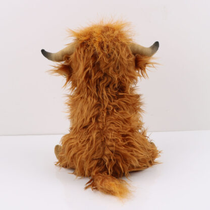 Scottish Highland Cow Plush Toy Long Hair Cute - Image 3