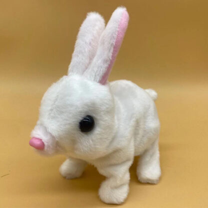 Simulation Pet Plush Electric White Rabbit Toys - Image 5