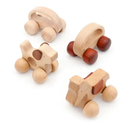 New Montessori Educational Wooden toy 3D Puzzle Wooden Animal Sensory Spinning Top Training Early Intellectual Learning Toy - Image 2