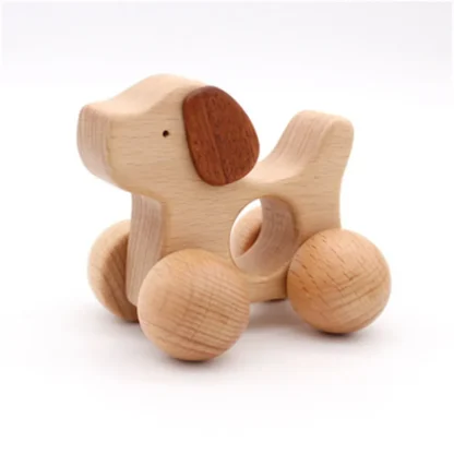 New Montessori Educational Wooden toy 3D Puzzle Wooden Animal Sensory Spinning Top Training Early Intellectual Learning Toy - Image 5