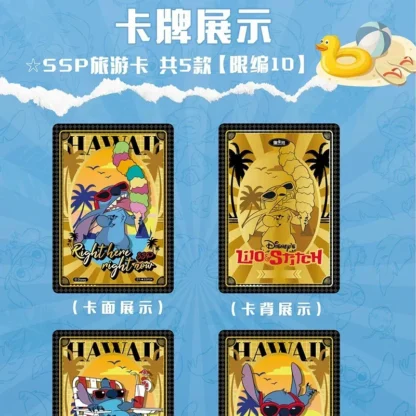 Original Disney Disney Lilo & Stitch Commemorative Collection Card FSP SSP Rare Limited Edition Anime Card Game Kids Toys Gifts - Image 4