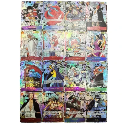 Anime One Piece Japanese English Version OPCG Replica Zoro Shanks Ace Nika Luffy Chopper Boa Hancock Game Anime Collection Cards - Image 2