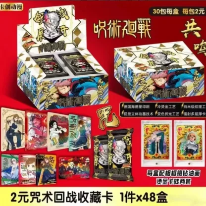 Jujutsu Kaisen Card Gojo Satoru Fushiguro Megumi Itadori Yuji Warlock Japanese Anime Character Games Collection Card Toy Gift - Image 5