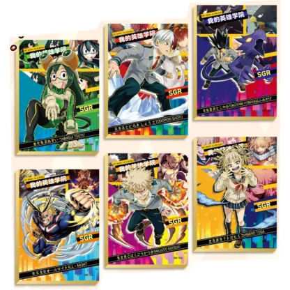 New My Hero Academia Game Cards Bakugou Katsuki Todoroki Shoto Cosplay Hardcover Collection Anime Poker Children Toy Gift - Image 4