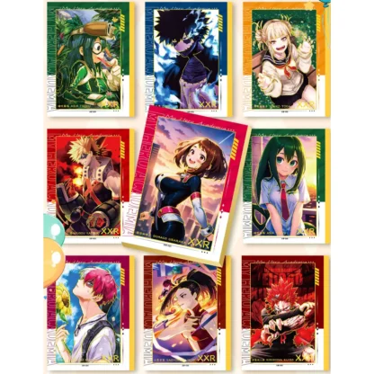 New My Hero Academia Game Cards Bakugou Katsuki Todoroki Shoto Cosplay Hardcover Collection Anime Poker Children Toy Gift - Image 5