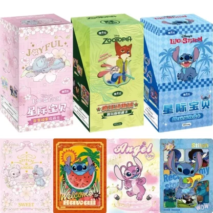 Disney Genuine New Lilo Stitch Card Variety Player Pink SEC CSP Fantasy Card Series Anime Characters Collectible Card Toy Gift