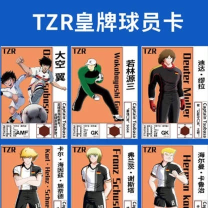 New Genuine Captain Tsubasa Collection Cards Anime Figure Ozora Tsubasa Ryo Ishizaki Rare Flash XR GMR SSP Card Toys Game Gifts - Image 3