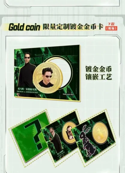 New Matrix The First Peripheral Collection Cards Pack Movie Character Rare SSP TCG Game Playing Card Children Birthday Gift - Image 2