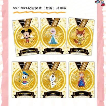 Card Fun Disney Stars Games Cards Winnie the Pooh Mickey Mouse Collection Anime Peripherals Version Cards Hobby Gifts Toys - Image 2